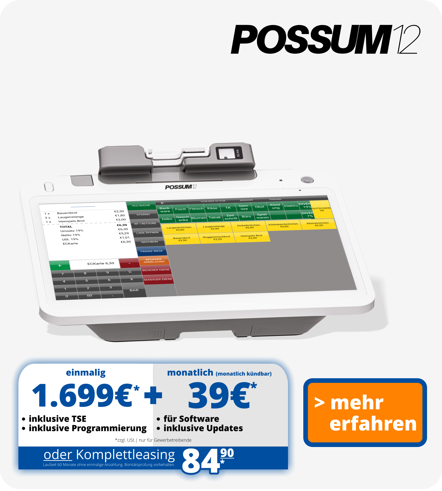 POSSUM12 Preis